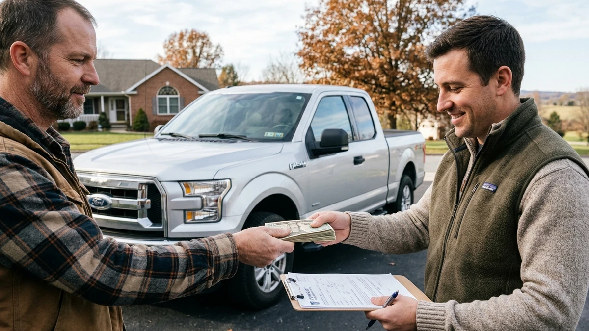 Getting Paid Without the Paperwork Headache - sell my Ford truck for cash in PA