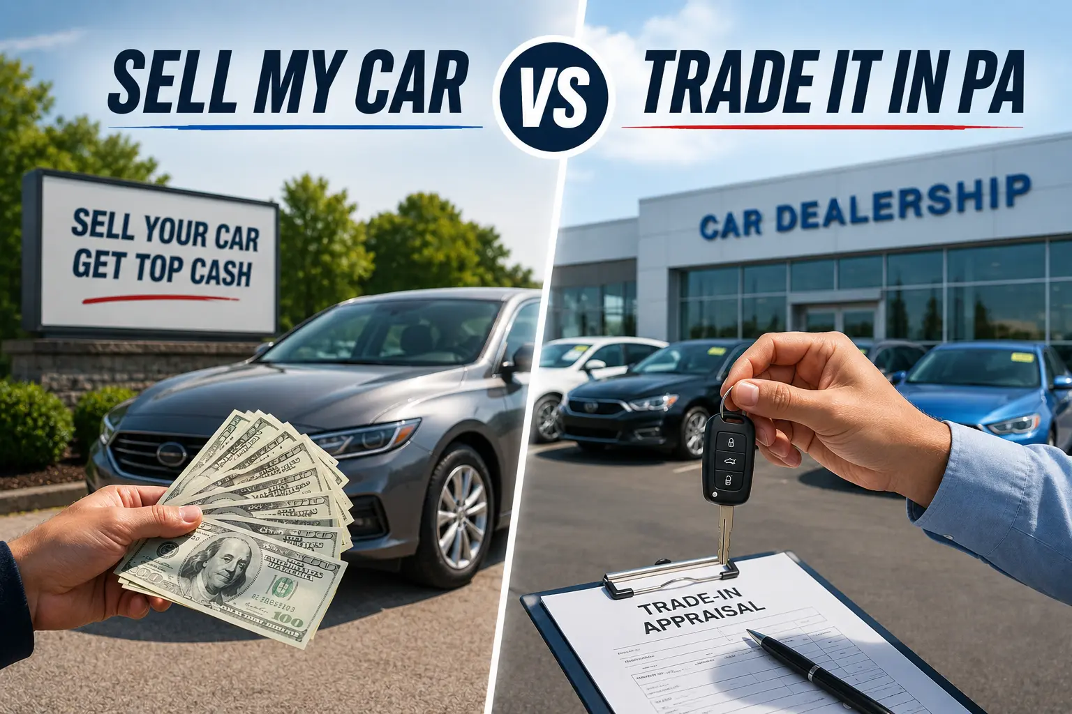 Sell My Car vs Trade It In PA: Which Pays You More in 2026